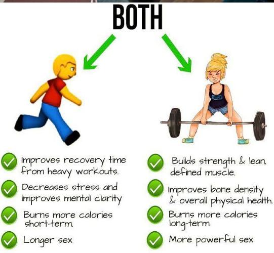 Cardio or Strength? Which one is the best? What they both are - cardio and strength, benefits.